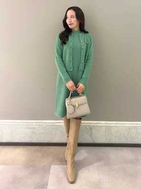 「アイテム（キーケース/キーアクセサリー）」を使った、CELFORDさん（レディース・157cm）の秋コーディネート