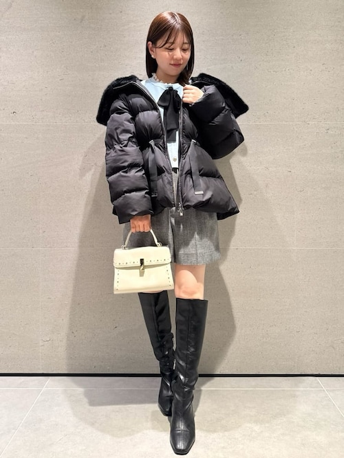 CELFORD リュタン ビジュースタッズポシェットM ブラック リュタン】ビジュースタッズポシェット（M）（ショルダーバッグ