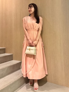 「ディリーコーディネート」｜「アイテム（ワンピース/ドレス）」を使った、CELFORDさん（レディース・155cm）の夏コーディネート