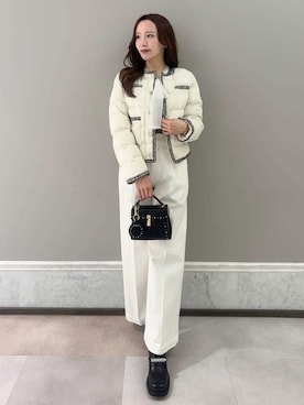 「アイテム（キーケース/キーアクセサリー）」を使った、CELFORDさん（レディース・157cm）の冬コーディネート