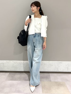 CELFORD（セルフォード）の「シアーパワショルカットソー（Tシャツ