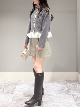 「CELFORD（セルフォード）のアイテム（ショルダーバッグ）」を使った、CELFORDさん（レディース・160cm）の秋コーディネート