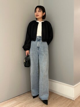 「ディリーコーディネート」｜「アイテム（その他アウター）」を使った、CELFORDさん（レディース・152cm）の冬コーディネート