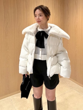 「CELFORD（セルフォード）のアイテム」を使った、CELFORDさん（レディース・157cm）の冬コーディネート