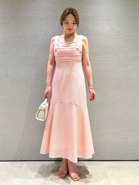 「ディリーコーディネート」｜「アイテム（ワンピース/ドレス）」を使った、CELFORDさん（レディース・157cm）の夏コーディネート