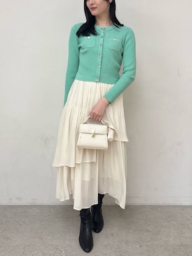 「アイテム（マスク）」を使った、CELFORDさん（レディース・162cm）の冬コーディネート