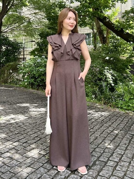 「ディリーコーディネート」｜「アイテム（アクセサリー）」を使った、CELFORDさん（レディース・157cm）の夏コーディネート
