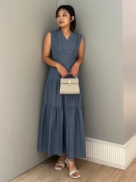 「CELFORD（セルフォード）のアイテム（ワンピース）」を使った、CELFORDさん（レディース・152cm）の夏コーディネート