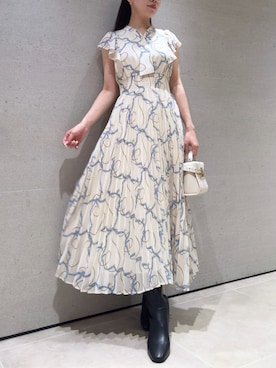 「CELFORD（セルフォード）のアイテム（ショルダーバッグ）」を使った、CELFORDさん（レディース・158cm）の夏コーディネート