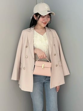 「CELFORD（セルフォード）のアイテム（帽子）」を使った、CELFORDさん（レディース・165cm）の春コーディネート