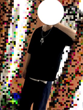 「ADRER（アドラー）の【ADRER】サイドジップレイヤードタンク（タンクトップ）」を使った、スリッパなのは悪しからずさん（メンズ・181cm）の夏コーディネート