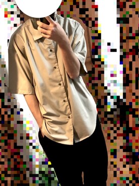 「ADRER（アドラー）の【ADRER】サイドジップレイヤードタンク（タンクトップ）」を使った、スリッパなのは悪しからずさん（メンズ・181cm）の夏コーディネート