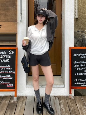 「SOYEN（ソイエン）のアイテム」を使った、naさん（レディース・160cm）の夏コーディネート