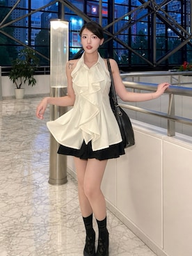 naさん（レディース・160cm）の夏コーディネート