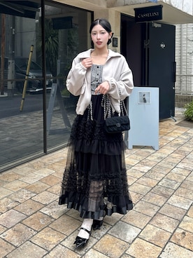 「Mejoul（メジュール）のアイテム」を使った、naさん（レディース・160cm）の春コーディネート