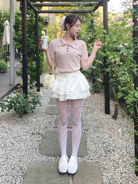 「SHEPP（シープ）のアイテム」を使った、naさん（レディース・160cm）の夏コーディネート