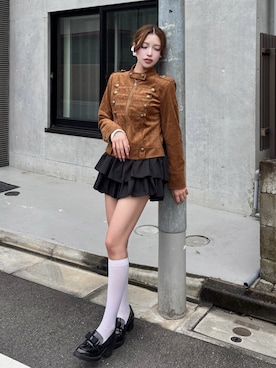 「lilful（リルフル）のアイテム」を使った、naさん（レディース・160cm）の秋コーディネート