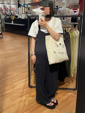「アニエスベー」｜「アイテム（サロペット/オーバーオール）」を使った、mikyn___21さん（レディース・153cm）の夏コーディネート
