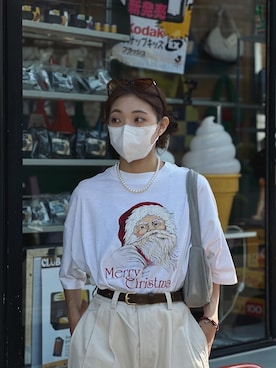 「台南古著店」｜DoDoさん（レディース・160cm）の春コーディネート