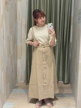 renaさん（レディース・158cm）の夏コーディネート