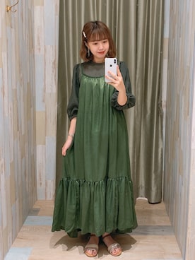 「armonia（アルモニーア）のアイテム」を使った、renaさん（レディース・158cm）の夏コーディネート