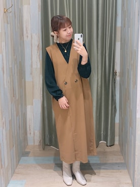 renaさん（レディース・158cm）の秋コーディネート