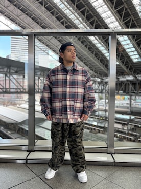 「DANKE SCHON（ダンケシェーン）のアイテム（その他アウター）」を使った、田中理登さん（メンズ・164cm）の冬コーディネート