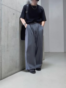 「LUENNA（ルエナ）のアイテム」を使った、Konさん（メンズ・165cm）の夏コーディネート