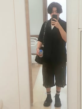 「GRANCY（グランシー）のアイテム（パンツ）」を使った、pw46さん（メンズ・165cm）の夏コーディネート