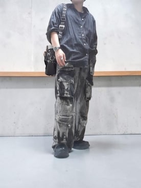 「GRANCY（グランシー）のアイテム」を使った、Konさん（メンズ・165cm）の夏コーディネート