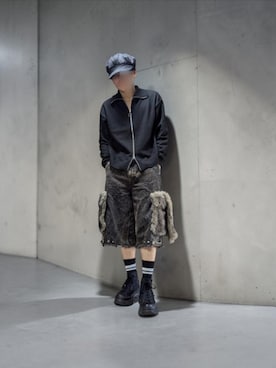 「GRANCY（グランシー）のアイテム」を使った、Konさん（メンズ・165cm）の秋コーディネート