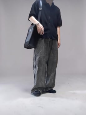 「ADRER（アドラー）のアイテム（バッグ）」を使った、Konさん（メンズ・165cm）の夏コーディネート