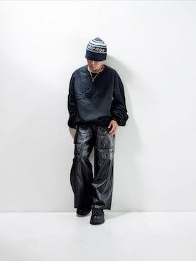 「GRANCY（グランシー）のアイテム」を使った、Konさん（メンズ・165cm）の秋コーディネート