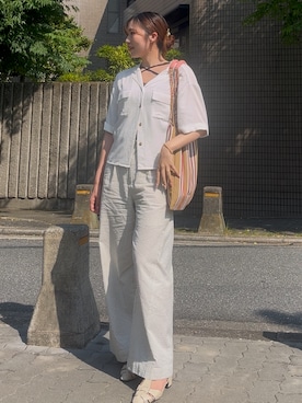 「SESTO（セスト）のアイテム」を使った、ʜ ᴀ ʀ ᴜ ɴ ᴏ /プチプラコーデさん（レディース・164cm）の夏コーディネート