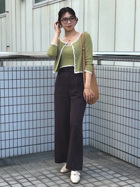 「アイテム（アンサンブル）」を使った、ʜ ᴀ ʀ ᴜ ɴ ᴏ /プチプラコーデさん（レディース・164cm）の秋コーディネート