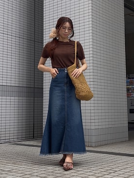 「出勤コーデ」｜ʜ ᴀ ʀ ᴜ ɴ ᴏ /プチプラコーデさん（レディース・164cm）の夏コーディネート