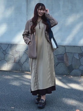 「HARE（ハレ）のアイテム（バッグ）」を使った、ʜ ᴀ ʀ ᴜ ɴ ᴏ /プチプラコーデさん（レディース・164cm）の春コーディネート