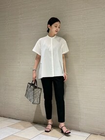 さくらです。ユナイテッドアローズ　バックフレア ショートスリーブ ブラウス バックフレア ショートスリーブ ブラウス