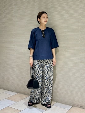 「UNITED ARROWS（ユナイテッドアローズ）のアイテム」を使った、仲（naka）さん（レディース・163cm）の夏コーディネート