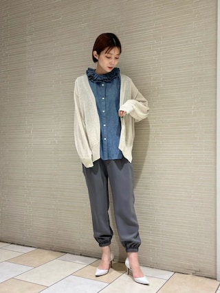 UNITED ARROWS（ユナイテッドアローズ）の「DENIM ラッフルクルー 