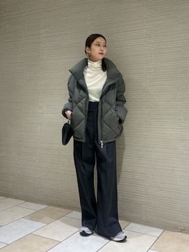 「Pyrenex（ピレネックス）のアイテム」を使った、仲（naka）さん（レディース・163cm）の冬コーディネート