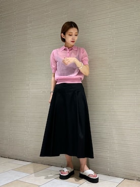 「パーソナルカラー_SPRING」｜仲（naka）さん（レディース・163cm）の春コーディネート