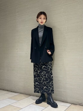 仲（naka）さん（レディース・163cm）の冬コーディネート