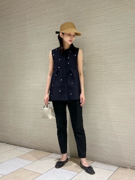 「Athena New York（アシーナニューヨーク）のアイテム」を使った、仲（naka）さん（レディース・163cm）の夏コーディネート