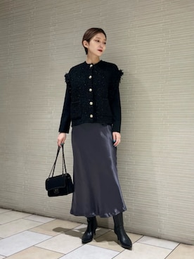 仲（naka）さん（レディース・163cm）の冬コーディネート