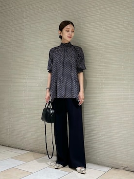 「UNITED ARROWS（ユナイテッドアローズ）のアイテム（ボストンバッグ）」を使った、仲（naka）さん（レディース・163cm）の夏コーディネート