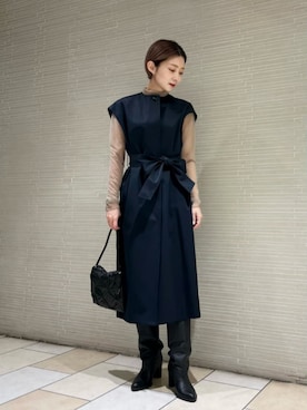 仲（naka）さん（レディース・163cm）の冬コーディネート