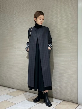 仲（naka）さん（レディース・163cm）の秋コーディネート