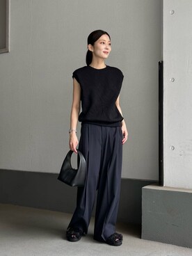 「UNITED ARROWS（ユナイテッドアローズ）のアイテム（スウェット）」を使った、仲（naka）さん（レディース・163cm）の夏コーディネート