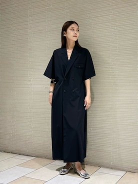 「LOEFF」｜「アイテム（ワンピース/ドレス）」を使った、仲（naka）さん（レディース・163cm）の夏コーディネート